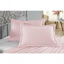 Ver imagem 3 de Porta Travesseiro Matelado Nobre 1 Peça Malha 100% Algodão - Rosa