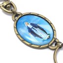 Ver imagem 2 de Chaveiro Nossa Senhora Das Graças Metal Resinado com Mosquetão Fornecedor 1 F1-ct14-150-5