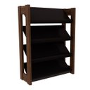 Ver imagem 7 de Sapateira Vertical Organizador de Sapatos com 4 Prateleiras: Preto com Nogal
