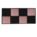 Ver imagem 1 de Painel Estofado Bianca 140 cm Para Cama Box Quarto Casal MV Estofados Suede Preto Suede Rose