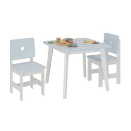 Conjunto Infantil Mesa com 2 Cadeiras Madeira de Pinus Sofia - 2