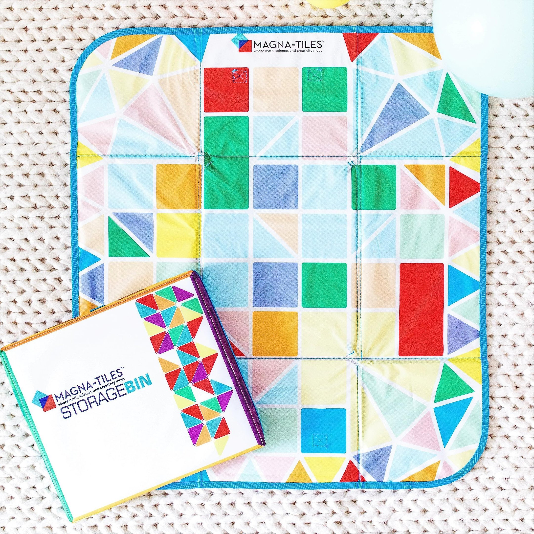 Caixa e Tapete Magna-tiles para Armazenamento e Brincar - 3