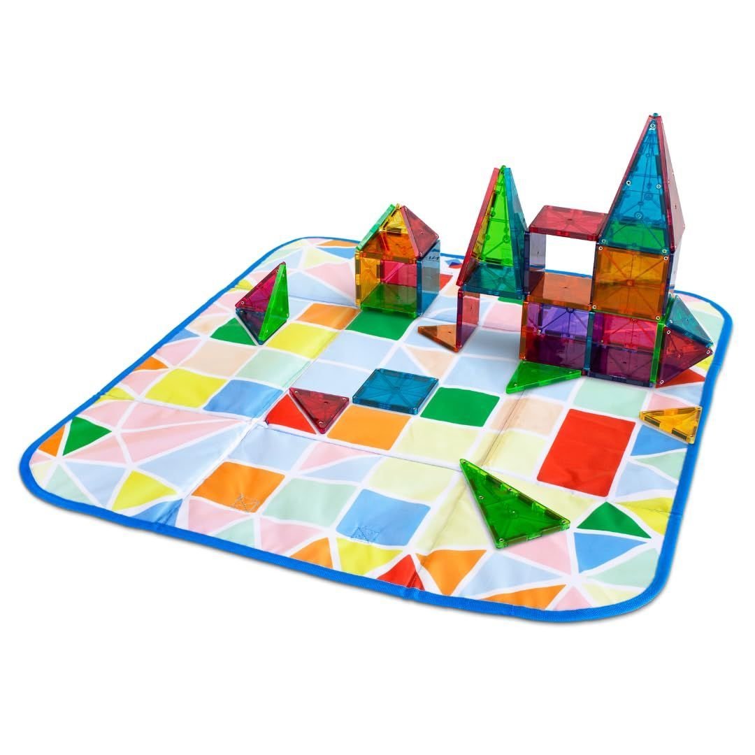 Caixa e Tapete Magna-tiles para Armazenamento e Brincar - 5