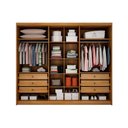 Ver imagem 3 de Guarda Roupa 6 Portas e 8 Gavetas Rizon/linea Branco - Novo Horizonte