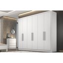 Ver imagem 1 de Guarda Roupa 6 Portas e 8 Gavetas Rizon/linea Branco - Novo Horizonte