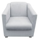 Ver imagem 7 de Kit 2 Poltronas Tilla Decorativa Escritório Suede Cinza