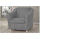 Ver imagem 5 de Kit 2 Poltronas Tilla Decorativa Escritório Suede Cinza