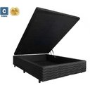 Ver imagem 1 de Cama Box Baú Casal Gold AColchões Matelado Preto 41x138x188