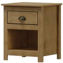 Ver imagem 1 de Mesa de Cabeceira 1 Gav Madeira Maciça 46 Cm 9100 Freijo Milani Store
