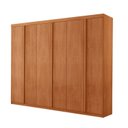 Ver imagem 2 de Guarda Roupa Casal Severo 100% MDF 6 Portas e 2 Gavetas Marrom
