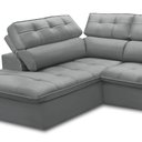 Ver imagem 6 de Sofá 4 Lugares Retrátil Reclinável Chaise Esquerdo 288cm Solin F04 Veludo Cinza - Lyam Decor