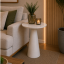 Ver imagem 1 de Mesa Lateral Cone Alta - Branco