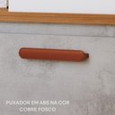 Ver imagem 5 de Gabinete para Banheiro com Cuba Hana Espresso Móveis Cinza/Cimento