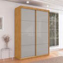 Ver imagem 1 de Guarda Roupa 2 Portas e 3 Gavetas Kassel Naturalle Off White