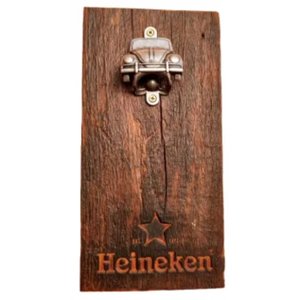 Abridor de Garrafas de Parede Cerveja Heineken com Imã