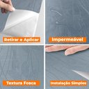 Ver imagem 6 de Papel de Parede Adesivo Lavavel Texturizado Linhas e Folhas Azul 500x60cm