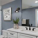 Ver imagem 7 de Papel de Parede Adesivo Lavavel Texturizado Linhas e Folhas Azul 500x60cm