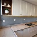 Ver mais imagens de Papel de Parede Adesivo Lavavel Texturizado Linhas e Folhas Azul 500x60cm