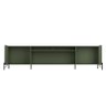 Rack para Tv 260cm com 4 Portas Lisas 100% Mdf Pés em Metal - 4