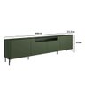 Rack para Tv 260cm com 4 Portas Lisas 100% Mdf Pés em Metal - 3