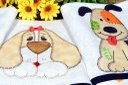 Ver imagem 2 de Kit Pano de Pratos 3 peças - Cachorrinhos Arte & Tear