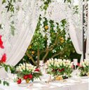 Ver imagem 3 de 12 Glicinas Artificials Trepadeira Realista Flores Folhagem:lilás