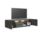 Ver imagem 3 de Rack para TV até 65 Polegadas 200cm com Nichos 2 Gavetas e I
