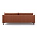 Ver imagem 4 de Sofá Decorativo 3 Lugares Santorini 220cm Couro Legitimo Conhaque