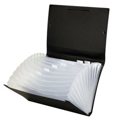 Pasta Sanfonada A4 com 12 Divisões All Back 6590PP-PR - Dac PASTA SANFONADA A4 C/12DIV ALL BACK - 2 Pasta Sanfonada A4 com 12 Divisões All Back 6590PP-PR - Dac PASTA SANFONADA A4 C/12DIV ALL BACK - 2