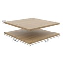 Ver mais imagens de Módulo 45x180 2 Portas 1 Kit Prateleira Frame CabeCasa MadeiraOriginals