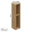 Ver imagem 5 de Módulo 45x180 2 Portas 1 Kit Prateleira Frame CabeCasa MadeiraOriginals