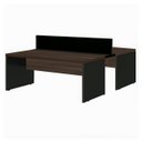 Ver imagem 1 de Estação de Trabalho Dupla 1,20x1,35m 02 Lugares S/ Gavetas c/ ponto de tomada - WORKSTART - MARSALA/