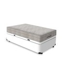 Ver imagem 2 de Cama Box Baú Airtech Solteiro + Colchão de Molas Ensacadas - Ortobom - Spring - 88x188x67cm