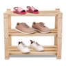 Estante Organizadora Sapatos Madeira Pinus 3 Prateleiras  - 4