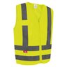 Kit 10 Colete Steelflex Refletivo com 1 Bolso Amarelo Fluorescente Stf-vacl91010 - 2