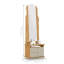 Ver imagem 3 de Toucador com 2 Gavetas Espelho Delta Cinamomo Off White