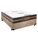 Ver imagem 5 de Cama Box Casal Suede + Colchão Molas Ensacadas Texas Prime Colchões Cinza 138cm