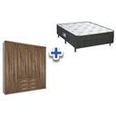 Ver imagem 1 de Cama Box Conjugada Casal Union + Guarda Roupa Master 8.6 Demolição