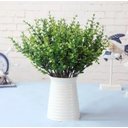 Ver imagem 4 de Kit 10 Galhos Folhagem Eucalipto Capim Verde 35cm Realista