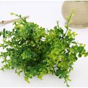 Ver imagem 3 de Kit 10 Galhos Folhagem Eucalipto Capim Verde 35cm Realista