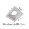Spot de Embutir Ar111 Quadrado Orientável Bco Face Recuada Moon 1061059 - 2