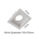 Ver imagem 2 de Spot de Embutir Ar111 Quadrado Orientável Bco Face Recuada Moon 1061059