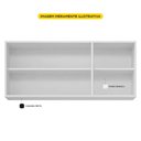 Ver imagem 3 de Conjunto de Armários Aéreo Cozinha Planejada Lux 120cm e 70cm 100% Mdf Preto Tx Fosco - Abmaza