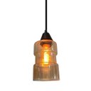 Ver imagem 6 de Luminária Pendente Vidro Tubo - Âmbar - 127/220v