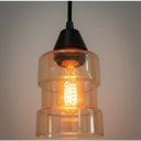 Ver imagem 1 de Luminária Pendente Vidro Tubo - Âmbar - 127/220v