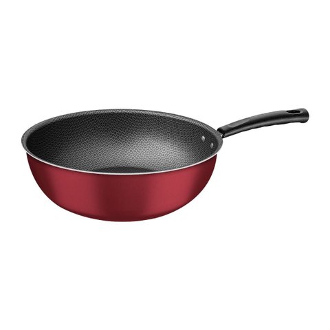 Frigideira Funda Tramontina Versalhes em Alumínio 28 Cm 4,9 L Antiaderente Starflon Vermelho