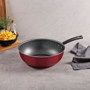 Ver imagem 2 de Frigideira Funda Tramontina Versalhes em Alumínio 28 Cm 4,9 L Antiaderente Starflon Vermelho