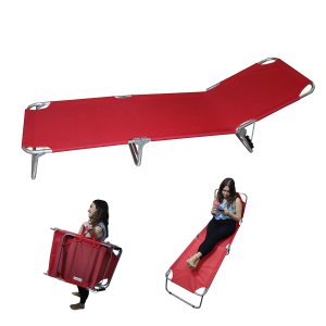 Cadeira Espreguiçadeira 3 Posiçoes Reclinavel Dobravel Piscina Jardim Sol Quintal Praia Camping Vera