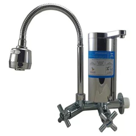 2168 C80 Gourmet Tipo Parede - Alta Vazão:prateado