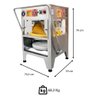 Abridora de Massa de Pizza Skymsen Amp-400 220v 0,5 Hp-cv até 40cm de Diâmetro 480649 - 3